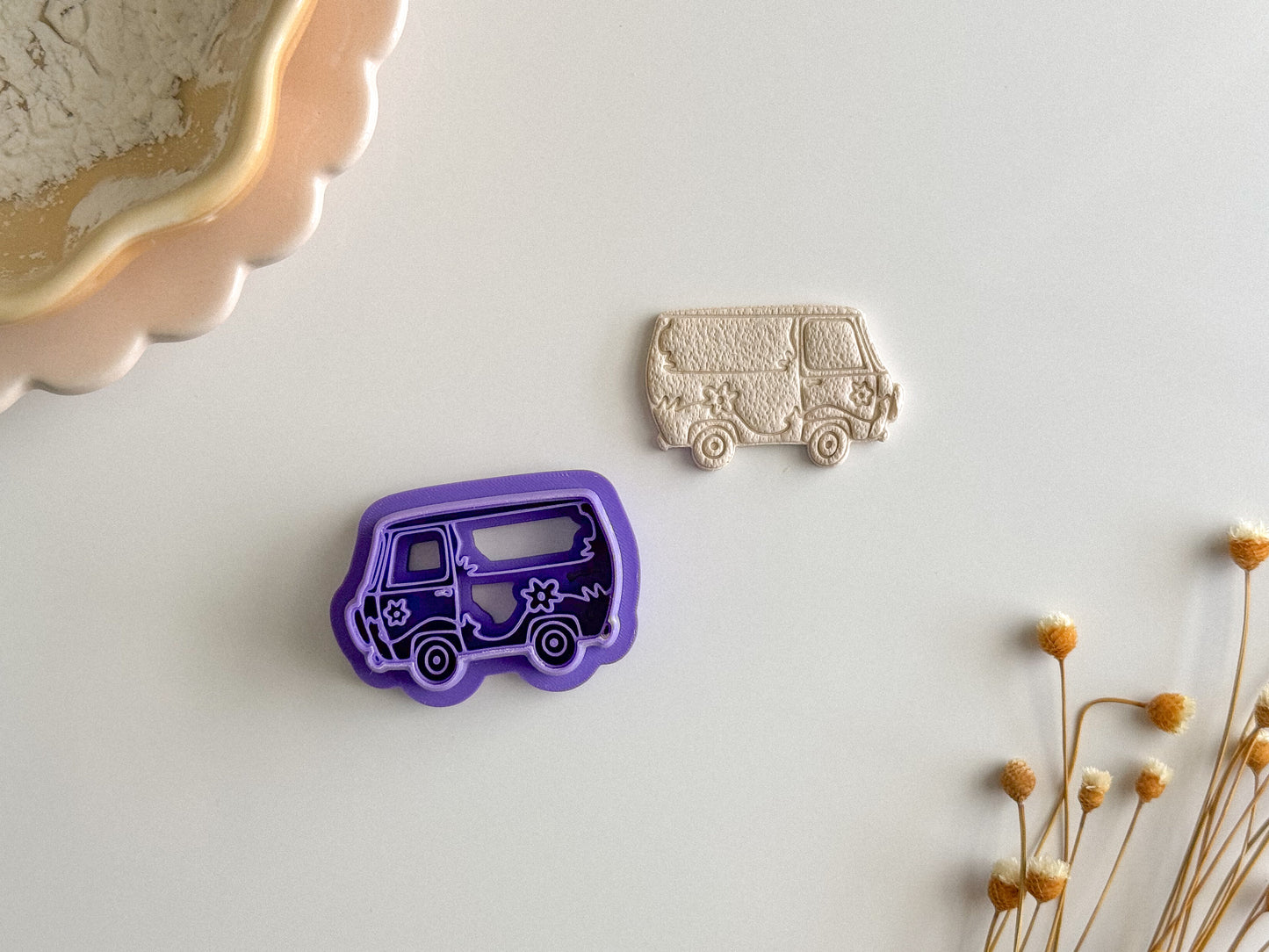 MYSTERY MACHINE, CLAY CUTTER, INDIVIDUAL OR MIRRORED SET
