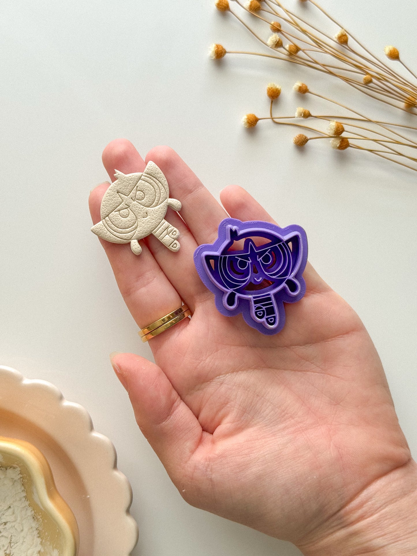 POWERPUFF GIRLS AND VILLAINS, CLAY CUTTERS, PURCHASE SEPARATELY OR TOGETHER