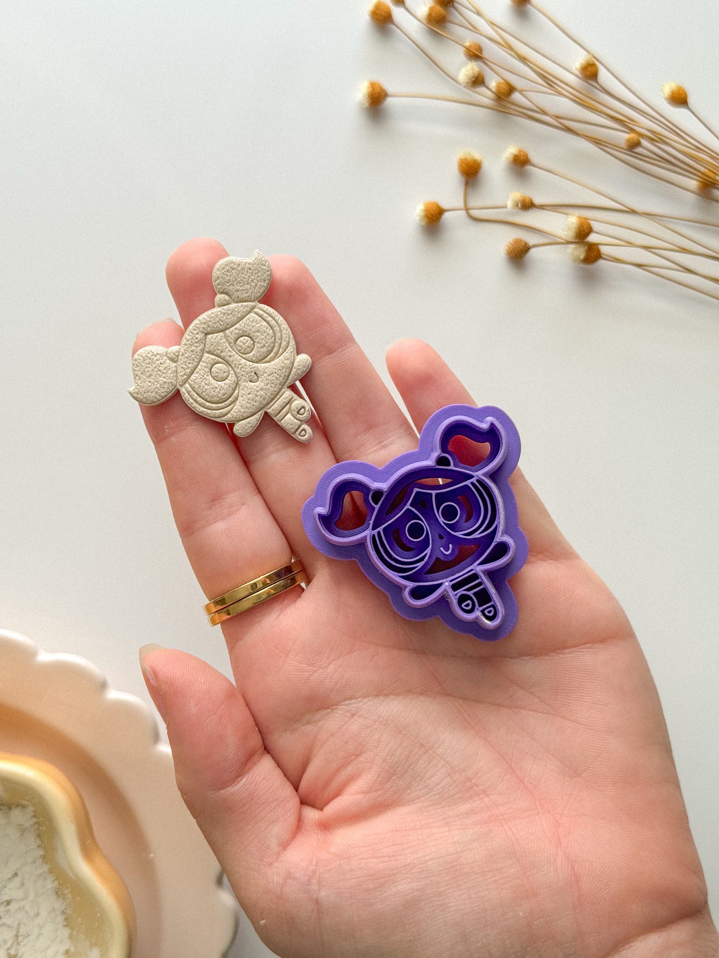 POWERPUFF GIRLS AND VILLAINS, CLAY CUTTERS, PURCHASE SEPARATELY OR TOGETHER