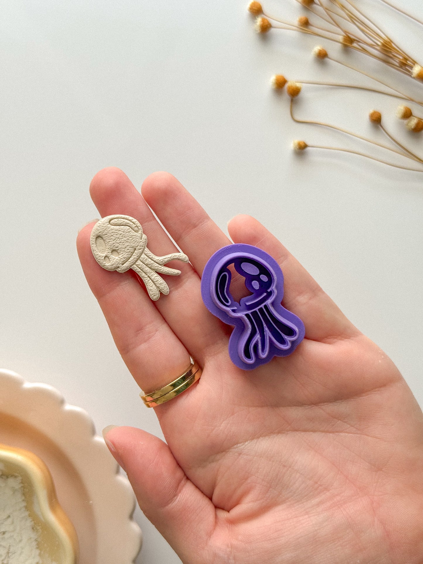 JELLY FISH FROM SPONGE BOB, CLAY CUTTER