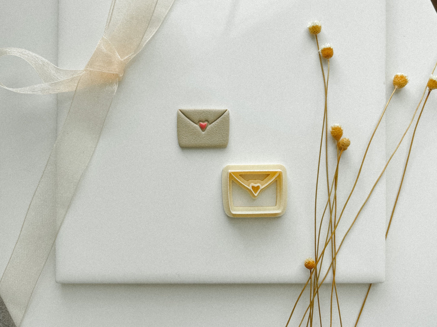 Heart Envelope Clay Cutter, Mail Clay Cutter, Valentines Clay Cutter, Polymer Clay Tools, Clay Accessories, Clay Earring Cutters, Clay Stamp