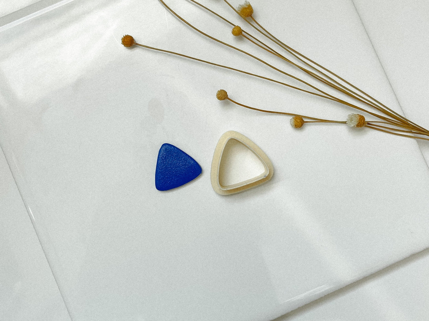 ORGANIC SHAPE SET of 4 or individual cutters, Organic Shape Cutters, Polymer Clay Cutters, Stud size, Dangle Size, Circle, Square, Rectangle
