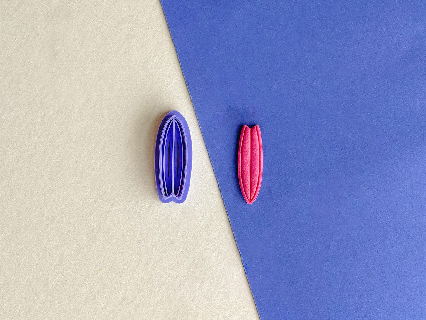 Surfboard clay cutter, Beach clay cutter, Polymer clay cutter, Ocean clay cutter, Summer Clay cutter