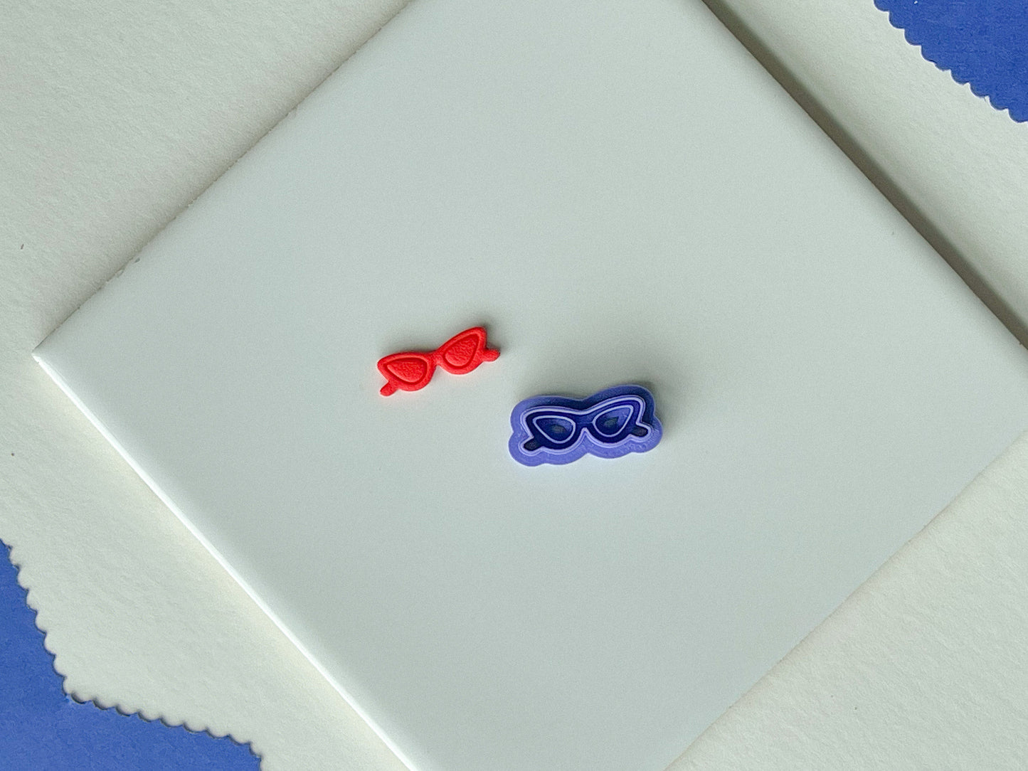 Sunglasses clay cutter, Beach clay cutter, Polymer clay cutter, Ocean clay cutter, Summer Clay cutter