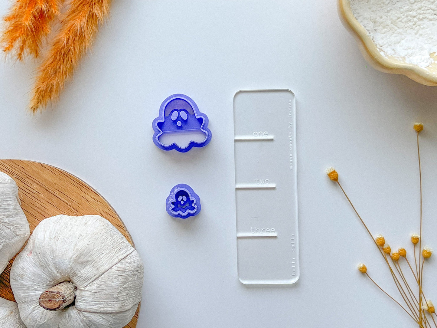 Tiny Halloween cutters, Halloween stud cutters, Purchase as bundle or Separatel,Two Size Options, Polymer Clay Cutter, Spooky Clay Cutters,