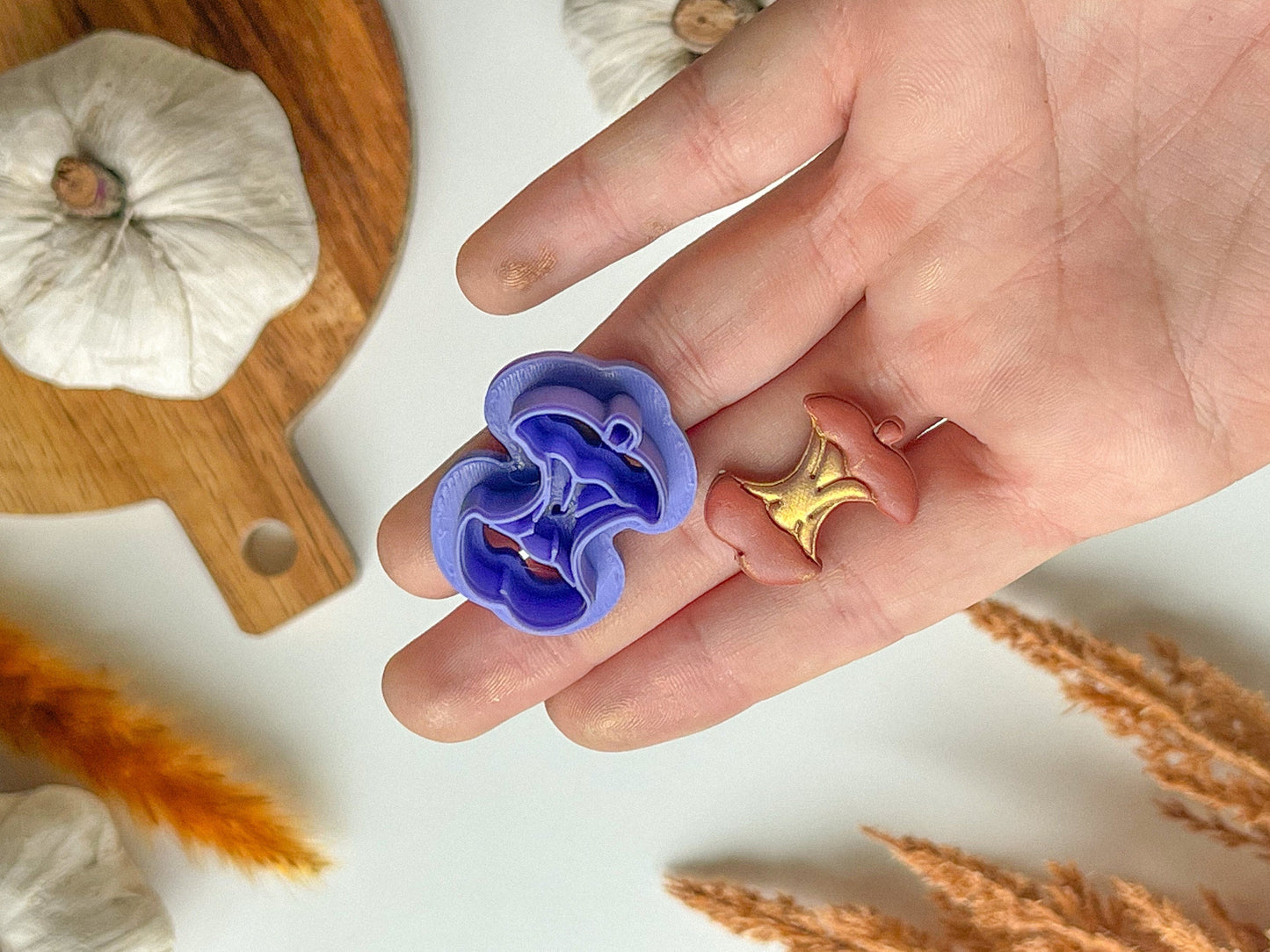 Eaten Apple clay cutter, Polymer Clay Cutter, Fall Clay Cutter, Autumn Clay cutter, Apple orchard clay cutter