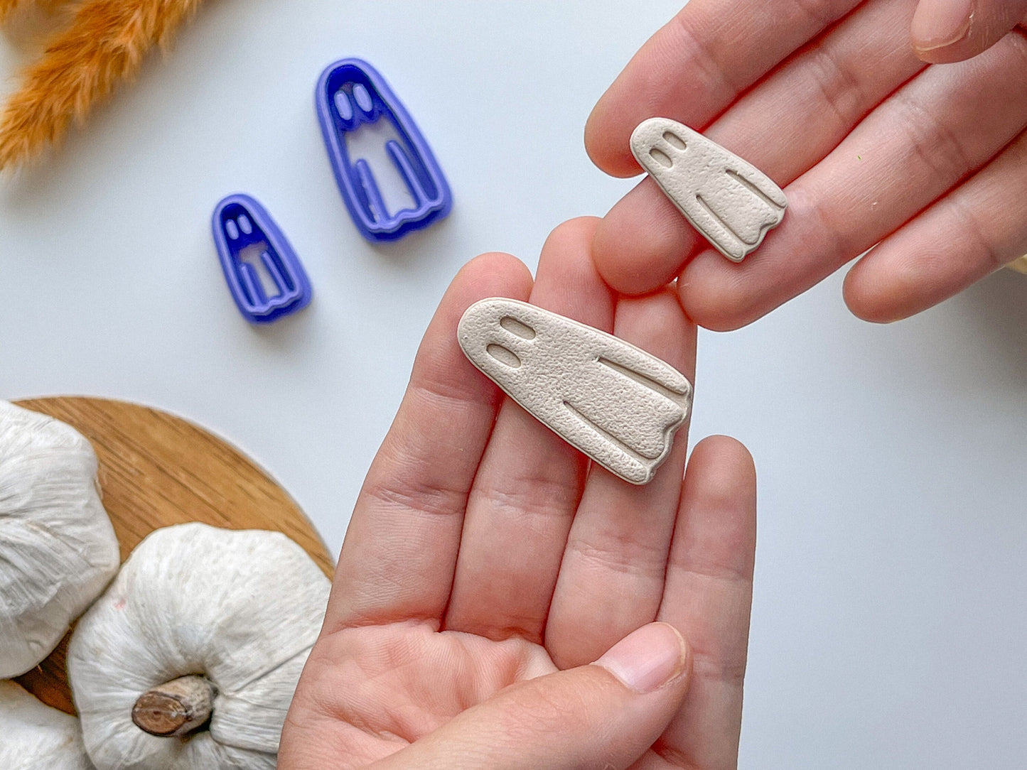 Simple Ghost clay cutter, Halloween Clay Cutter Available in Polymer Clay Cutter