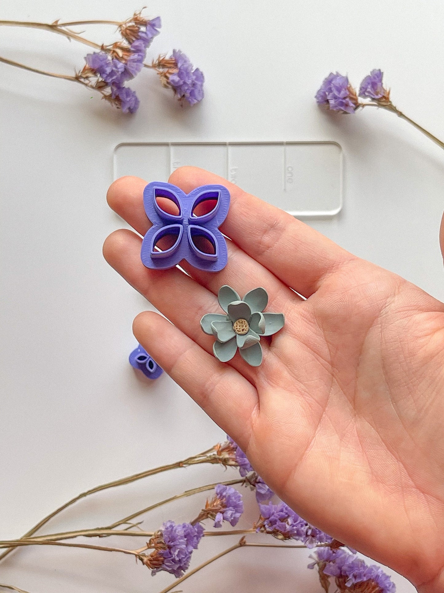 Petal Cutter Sets, Four Styles, 3 different sizes available, 5mm, 8mm, 12mm, Floral Clay Cutters, More grouping options in separate listing