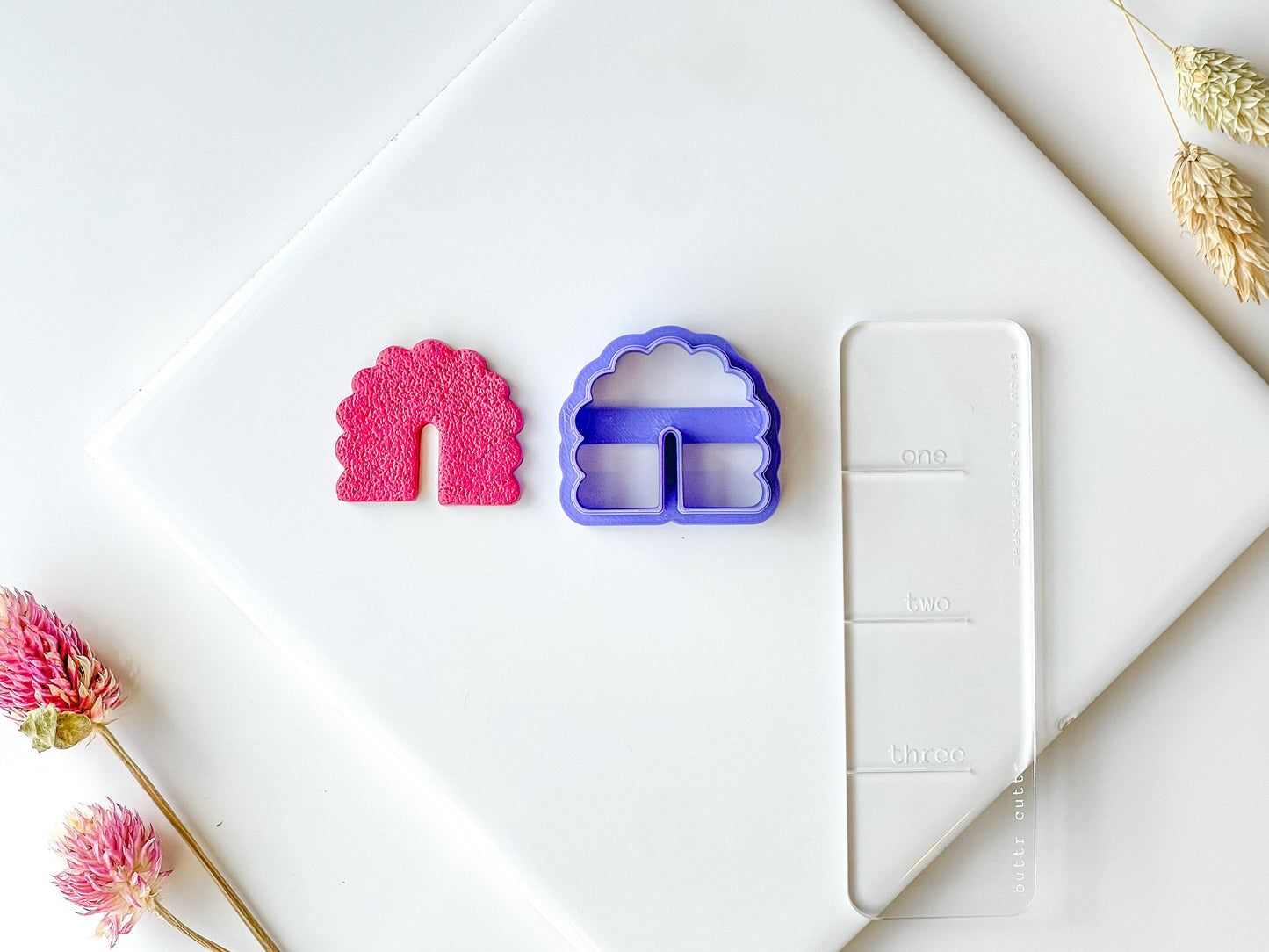 ORGANIC NO 12, 1.25 in, Funky Polymer Clay Cutter, Organic Shape