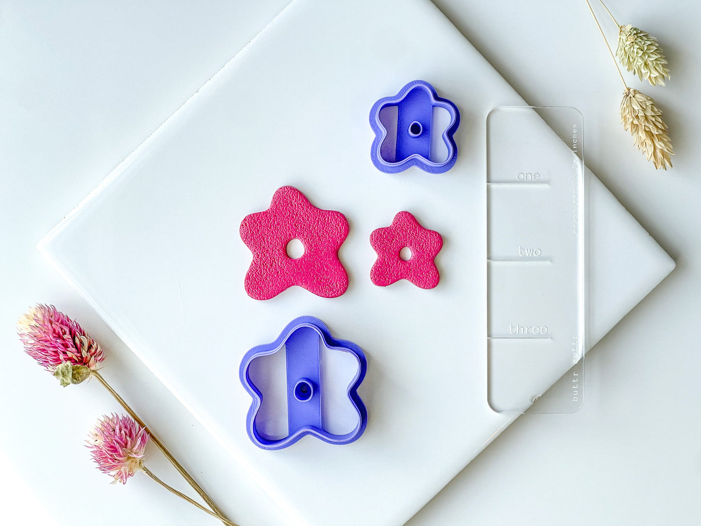 ORGANIC NO 15, Polymer Clay Cutter, Two size options, 1in, 1.5in
