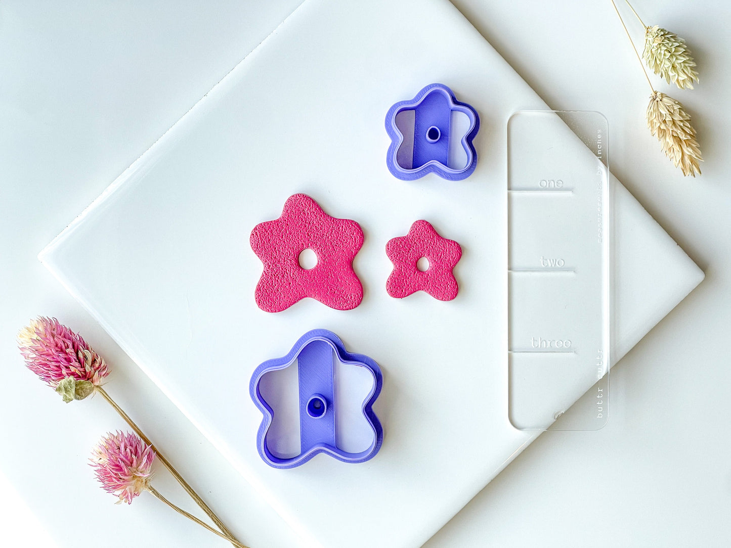 ORGANIC NO 15, Polymer Clay Cutter, Two size options, 1in, 1.5in