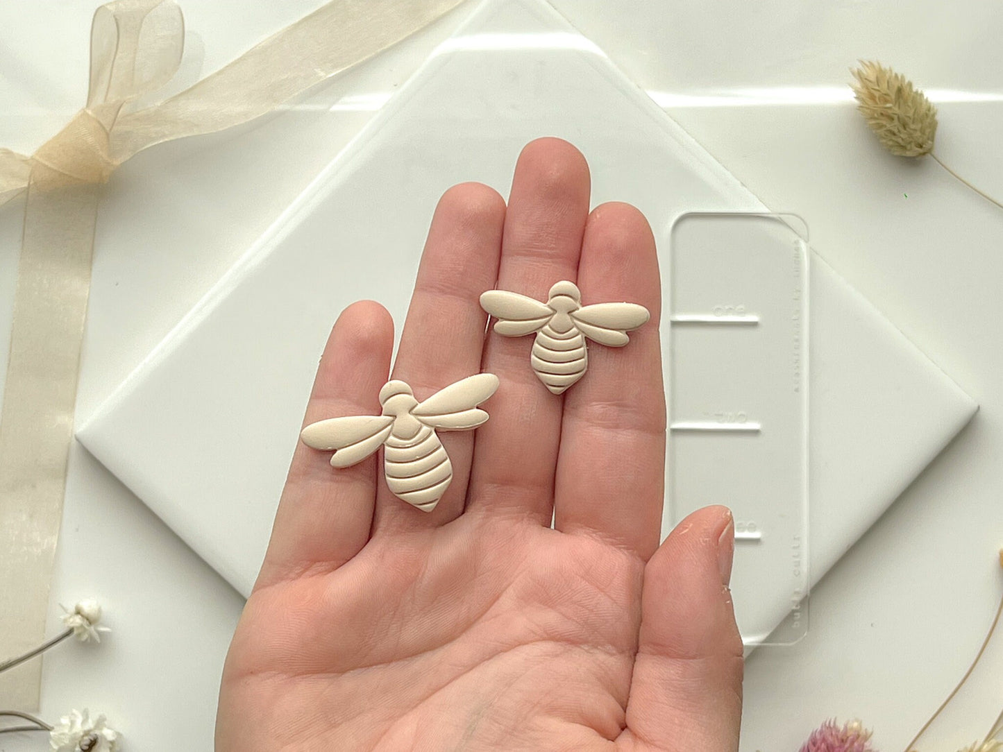 Bumble bee Clay Cutter, Polymer Clay Cutter, Two Size Options