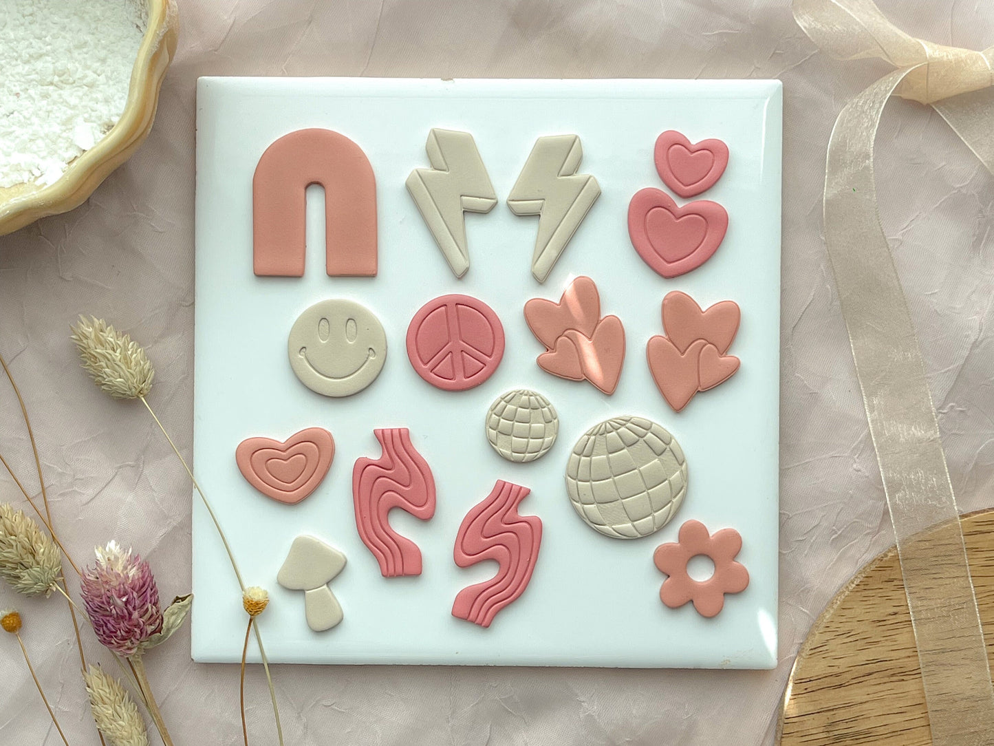 The WHOLE Groovy Love BUNDLE (Excluding the Groovy love studs), Save 30 dollars by bundling, Free Shipping, sizes listed in description