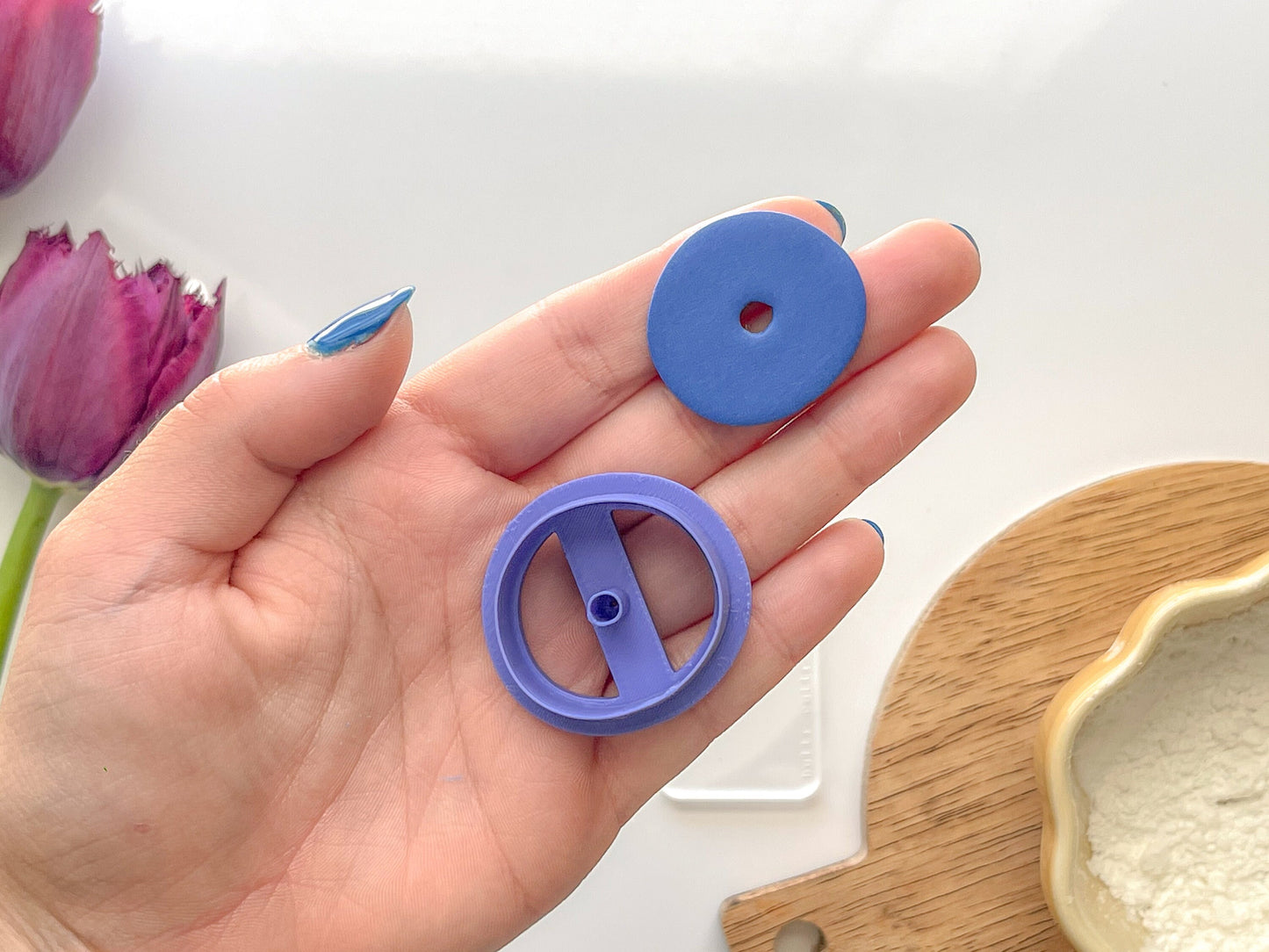 Donut Clay Cutter, Polymer Clay Cutter, Basic and Everyday Clay Cutters