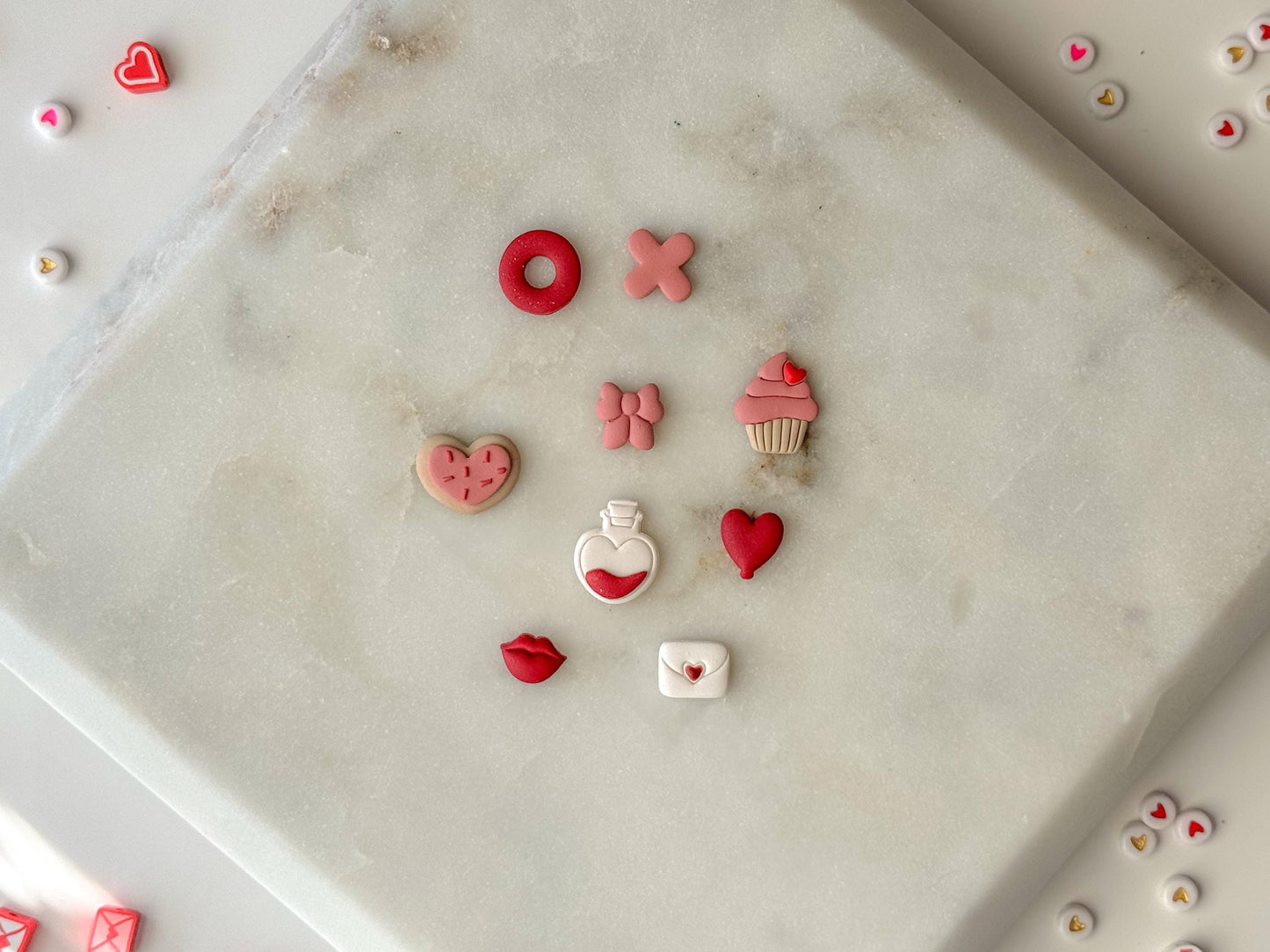 Valentines Stud Clay Cutters, Approximately .5” , Purchase as bundle or separately, Larger size Options available through separate listings