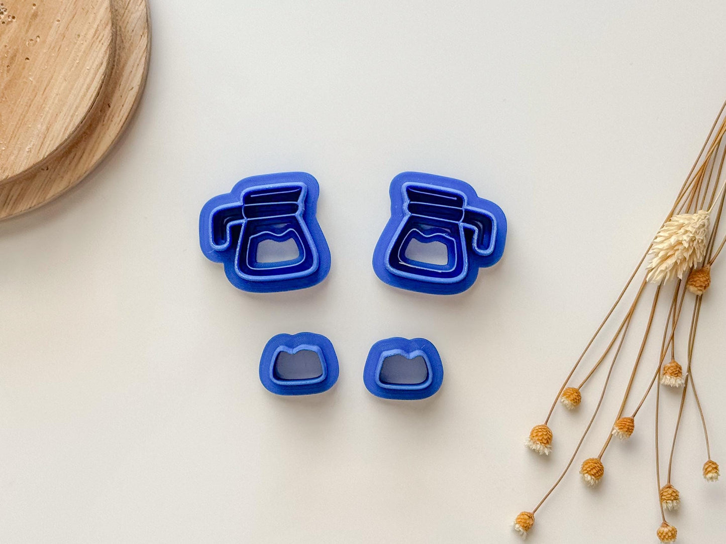 Coffee Pot With Liquid Clay Cutter | Polymer Clay Cutter | Coffee Cutter | Spring Cutters | Summer Cutters | Coffee Shop Clay Cutter