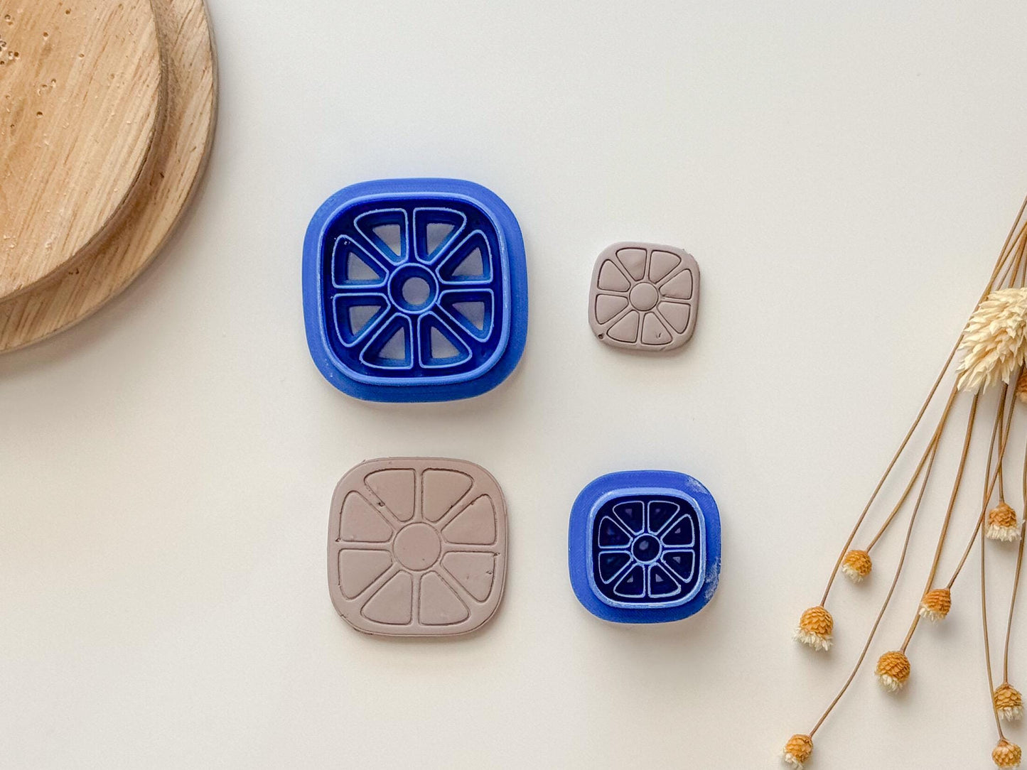 Sun Embossed Clay Cutter | Polymer Clay Cutter | Summer Clay Cutter | Spring Cutters |