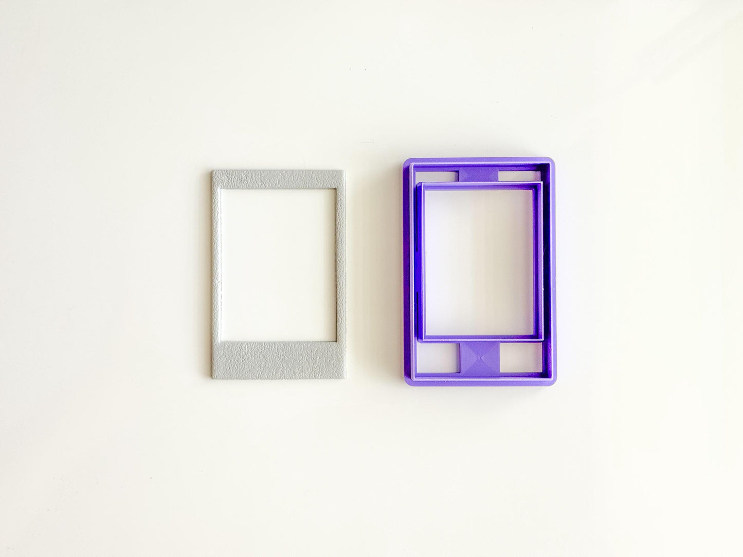 Polaroid Frame Clay Cutter – 3D Printed Polymer Clay Tool – Retro Picture Frame Cutter