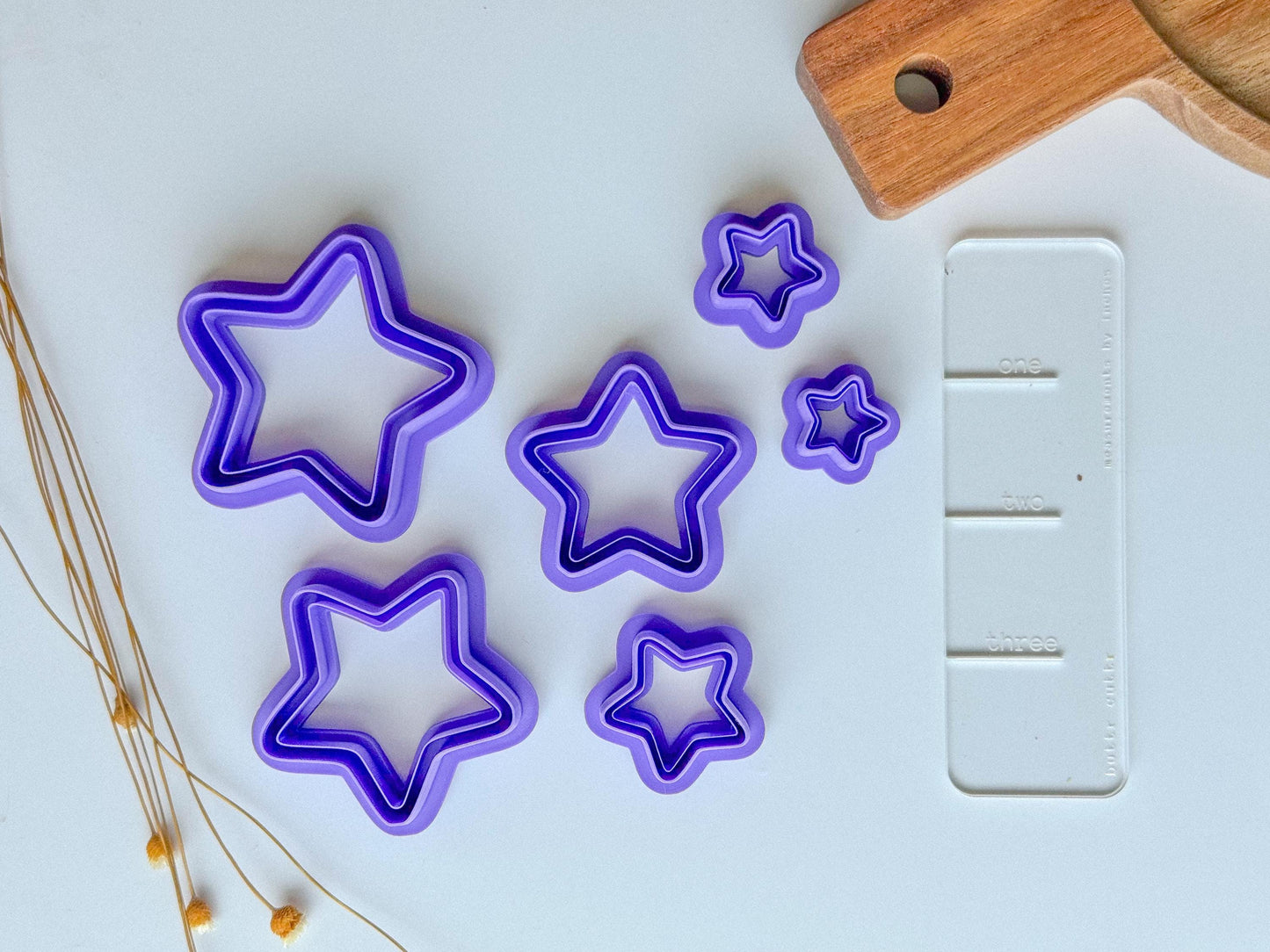 Back-to-School Polymer Clay Cutter Set | Mini School Supply Cutters | 3D Printed Embossed Cutters | Individual or Full Set