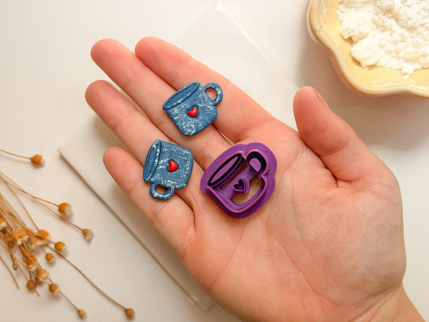 Camping Mug Clay Cutter, Jewelry Making Tool, Various Sizes Available (Mirrored Option)