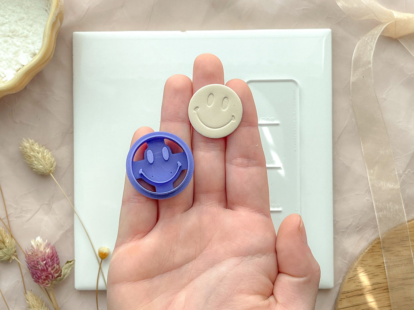 Smiley face Clay Cutter