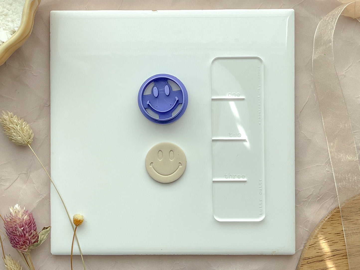 Smiley face Clay Cutter