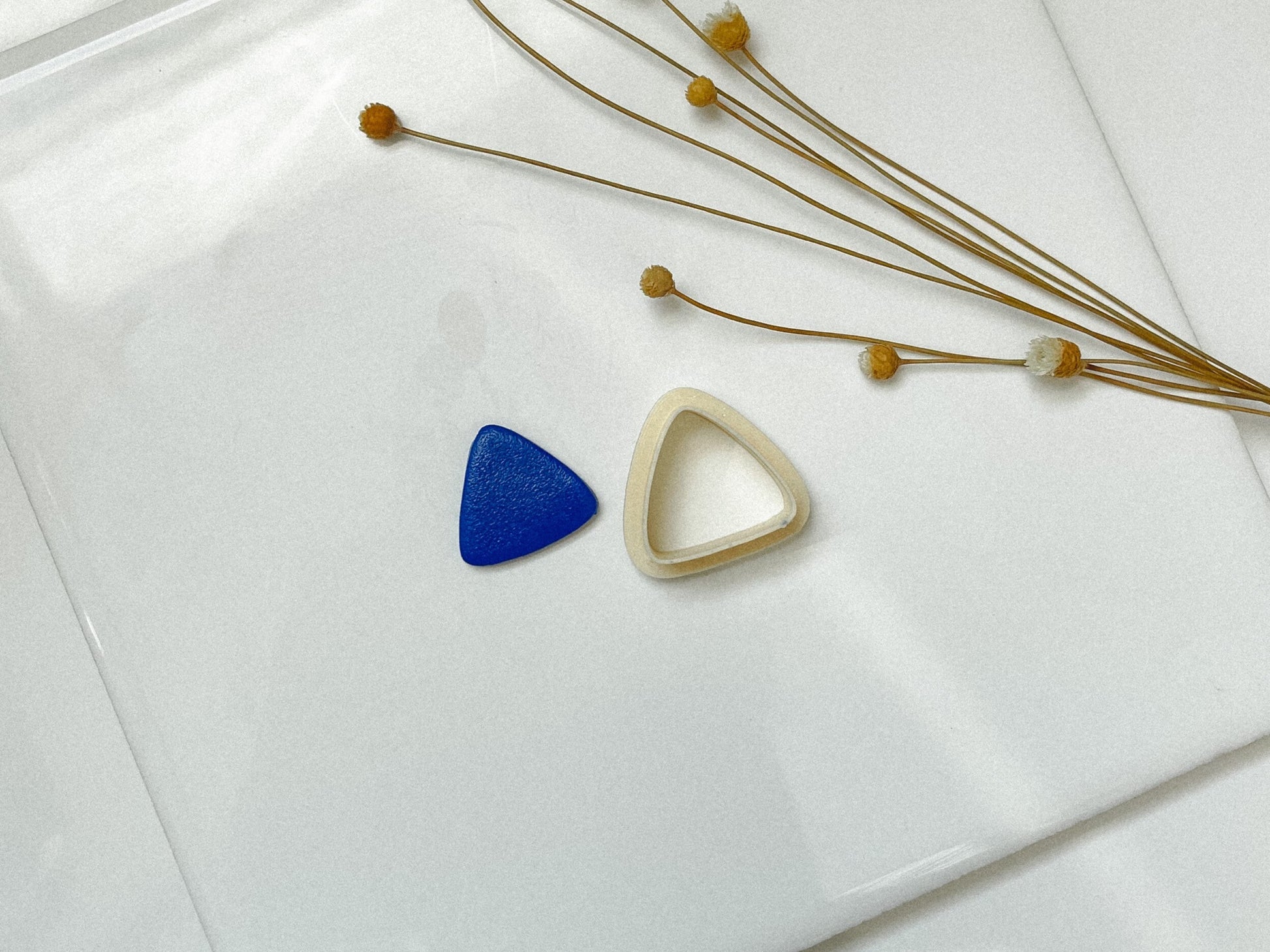 ORGANIC SHAPE SET of 4 or individual cutters, Organic Shape Cutters, Polymer Clay Cutters, Stud size, Dangle Size, Circle, Square, Rectangle