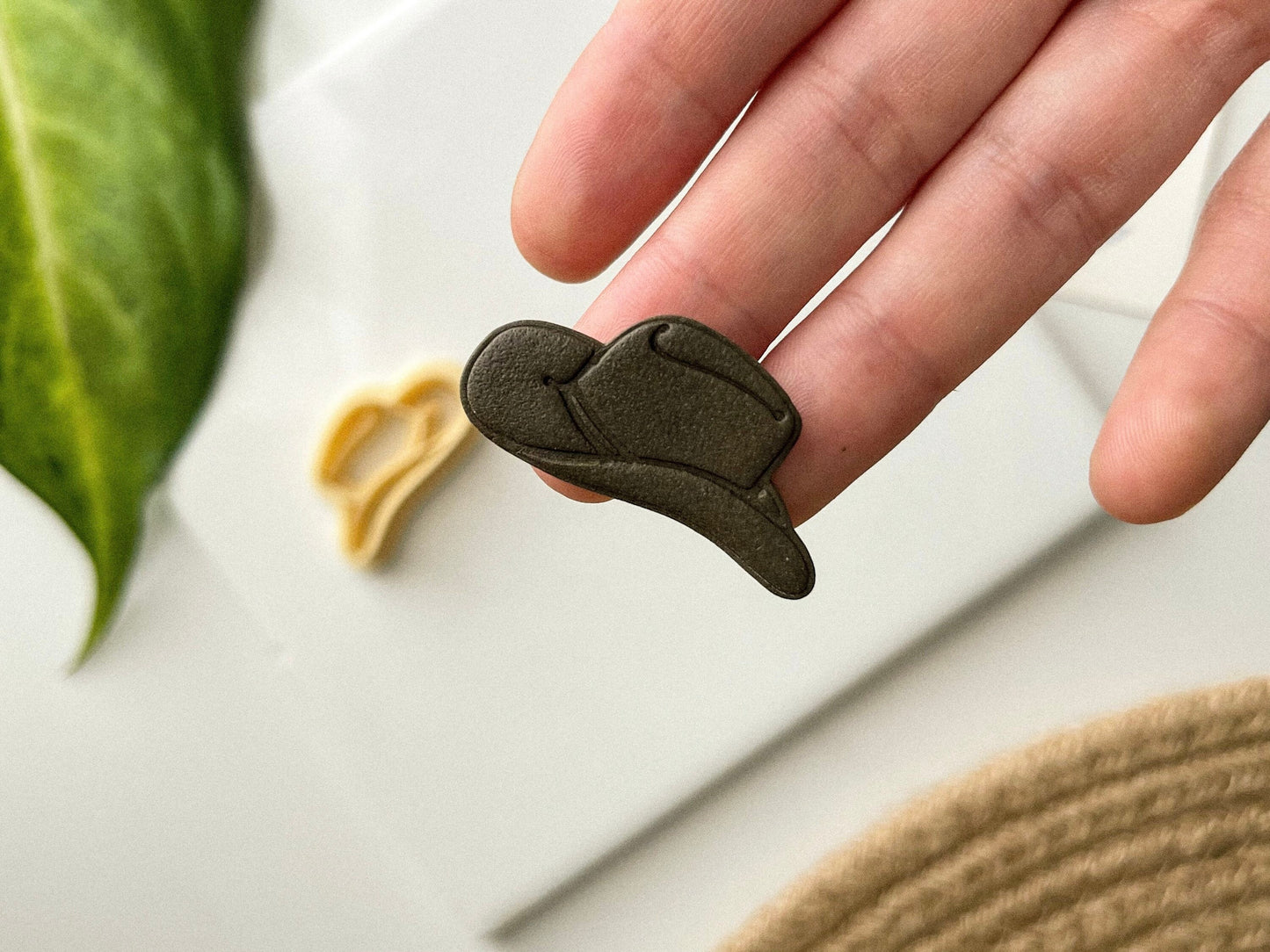 Cowgirl hat cutter, cowboy hat clay cutter, Western Clay Cutter, Yee haw, Clay cutter, polymer clay cutter, clay tools, 3D print cutters