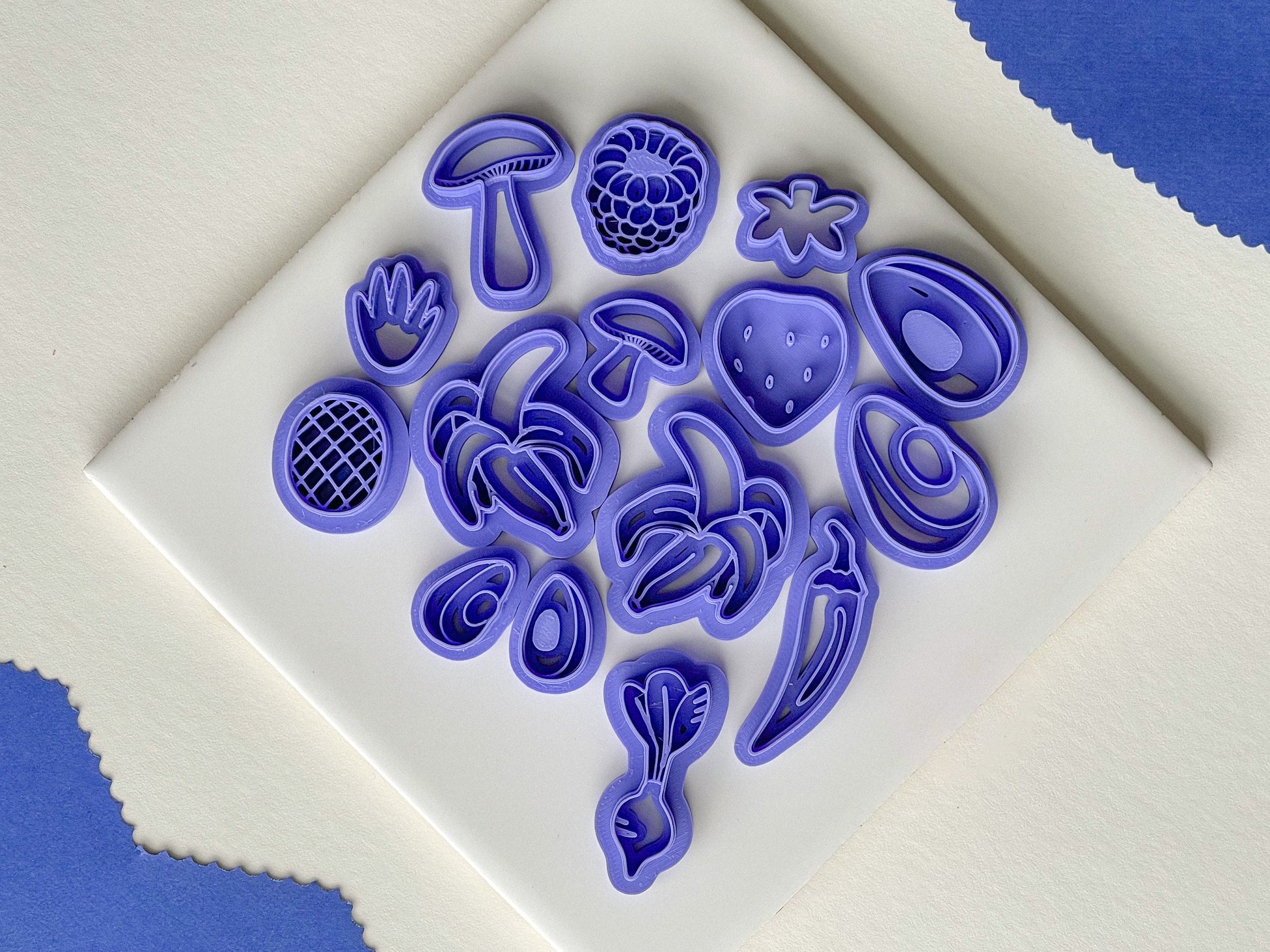 Hot Pepper Clay Cutter, Individual or Mirrored Option, Polymer Clay Cutter, Vegetable Clay Cutter, Gardening, Summer
