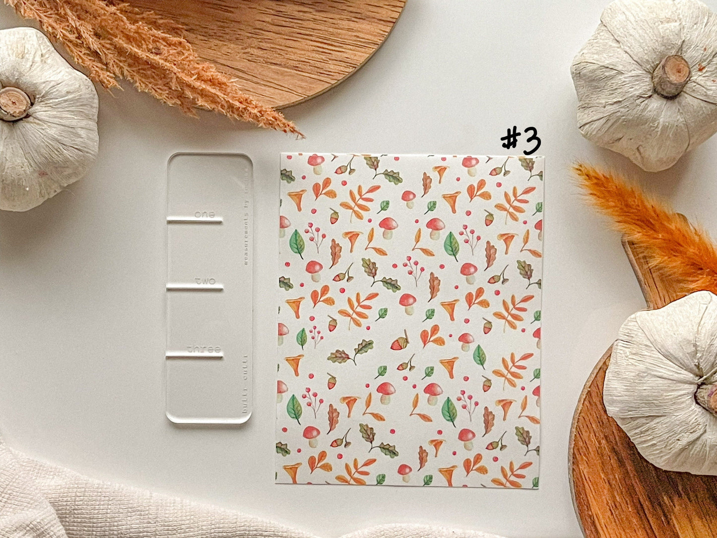 Assorted Fall Clay Transfer Sheet, 4x5 inches, Purchase individualy or in a bundle, Polymer Clay Transfer Paper, polymer clay pattern