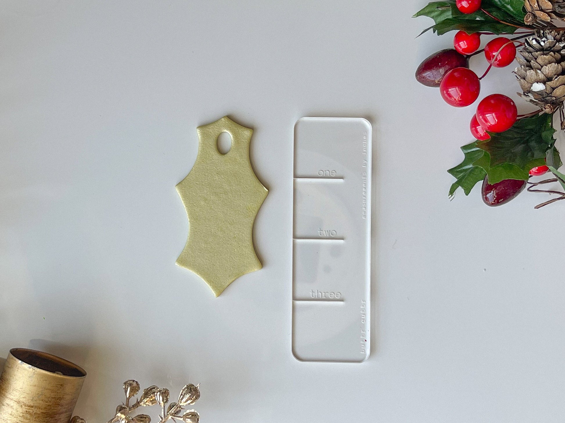 Present/ Stocking Tag Clay Cutters, Polymer Clay Cutter, DIY stocking tag cutter, Christmas Clay Cutter, Tag Clay Cutter, 3 Inches long