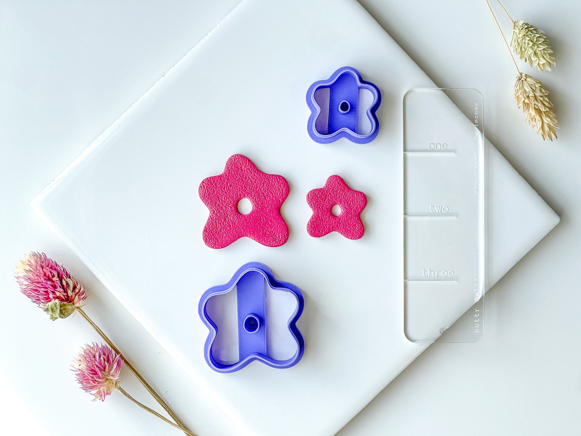 ORGANIC NO 15, Polymer Clay Cutter, Two size options, 1in, 1.5in