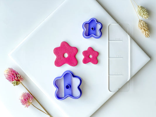 ORGANIC NO 15, Polymer Clay Cutter, Two size options, 1in, 1.5in