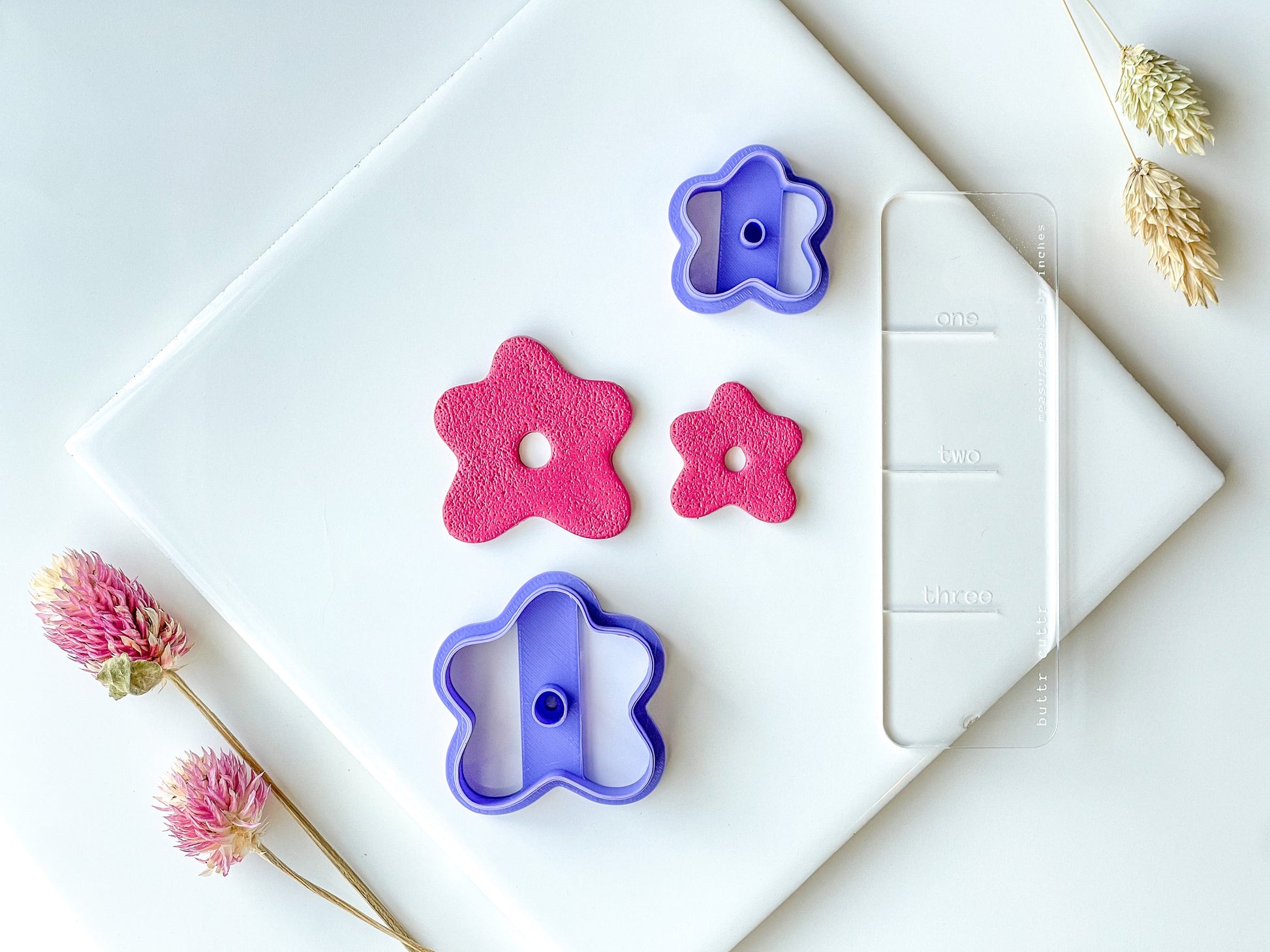 ORGANIC NO 15, Polymer Clay Cutter, Two size options, 1in, 1.5in