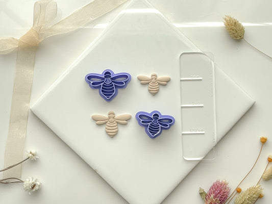 Bumble bee Clay Cutter, Polymer Clay Cutter, Two Size Options