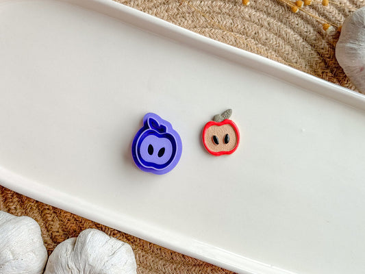 Apple Clay Cutter, Multiple sizes, Fall Clay Cutter, Polymer Clay Cutter