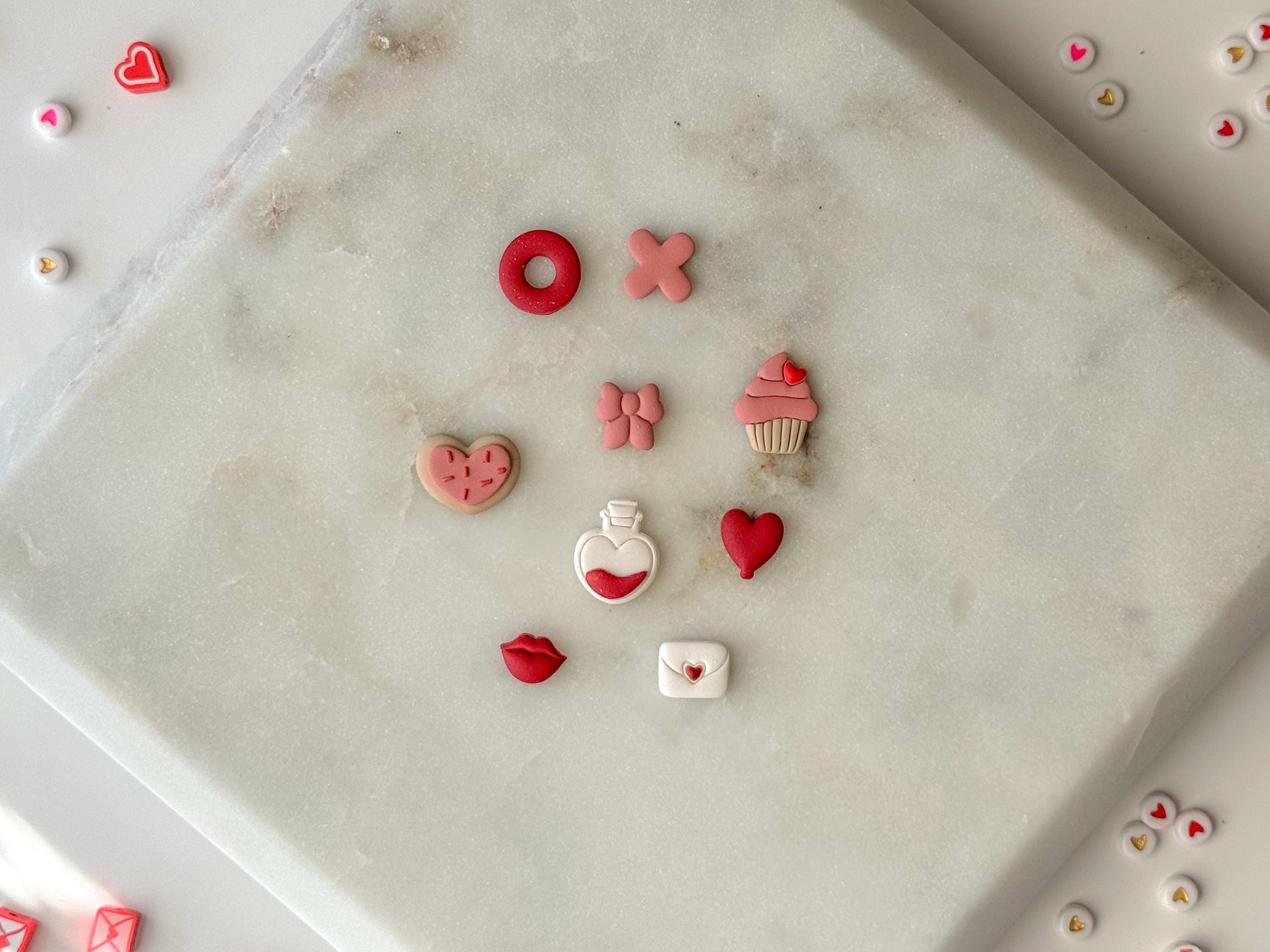 Valentines Stud Clay Cutters, Approximately .5” , Purchase as bundle or separately, Larger size Options available through separate listings