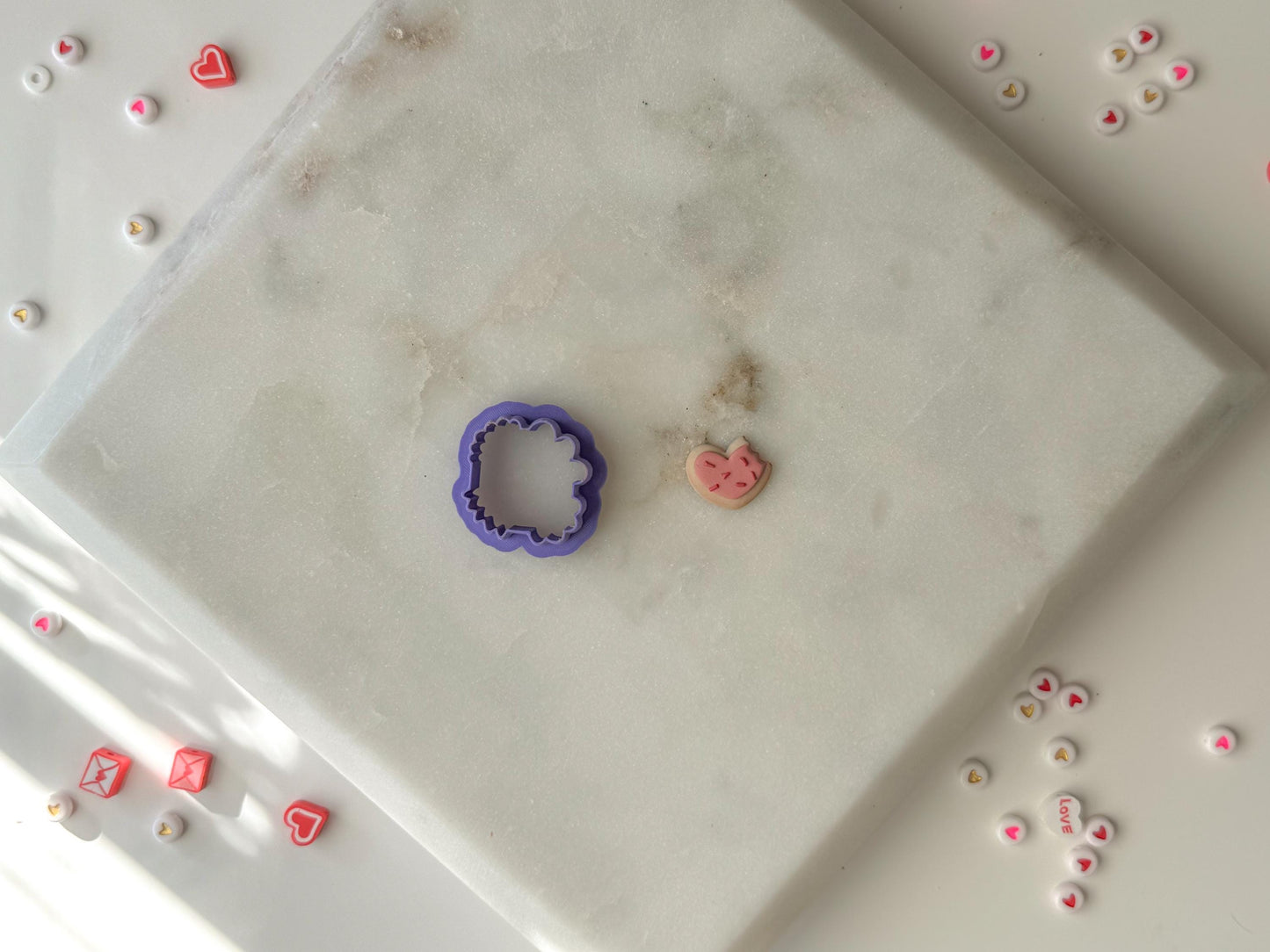 Bite mark Clay Cutter, Polymer Clay Cutter, one size, Four different bite marks, Great for cookie or pop tart earrings