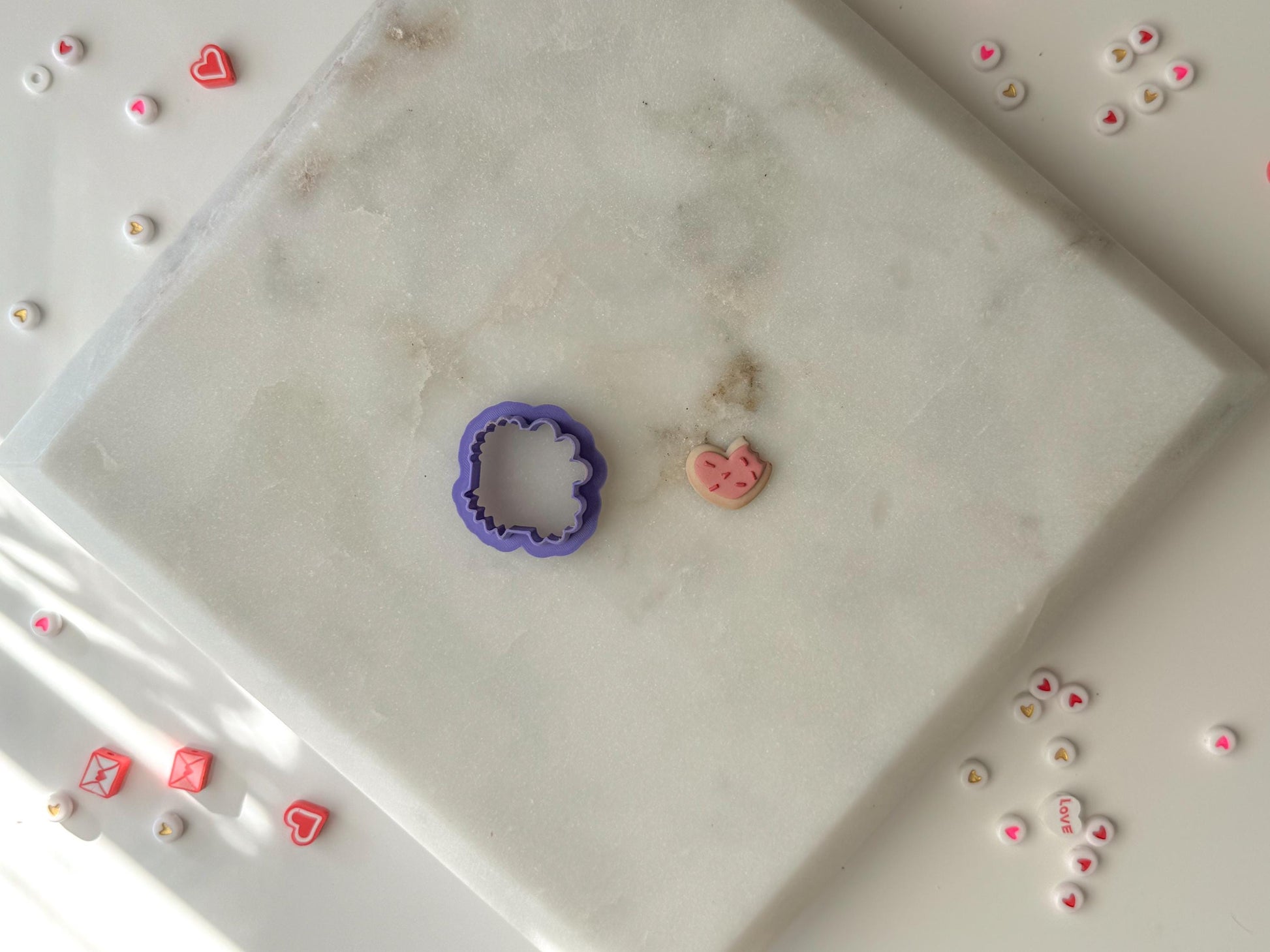 Bite mark Clay Cutter, Polymer Clay Cutter, one size, Four different bite marks, Great for cookie or pop tart earrings