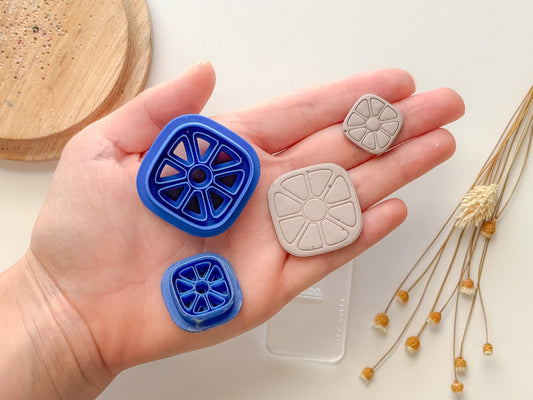 Sun Embossed Clay Cutter | Polymer Clay Cutter | Summer Clay Cutter | Spring Cutters |