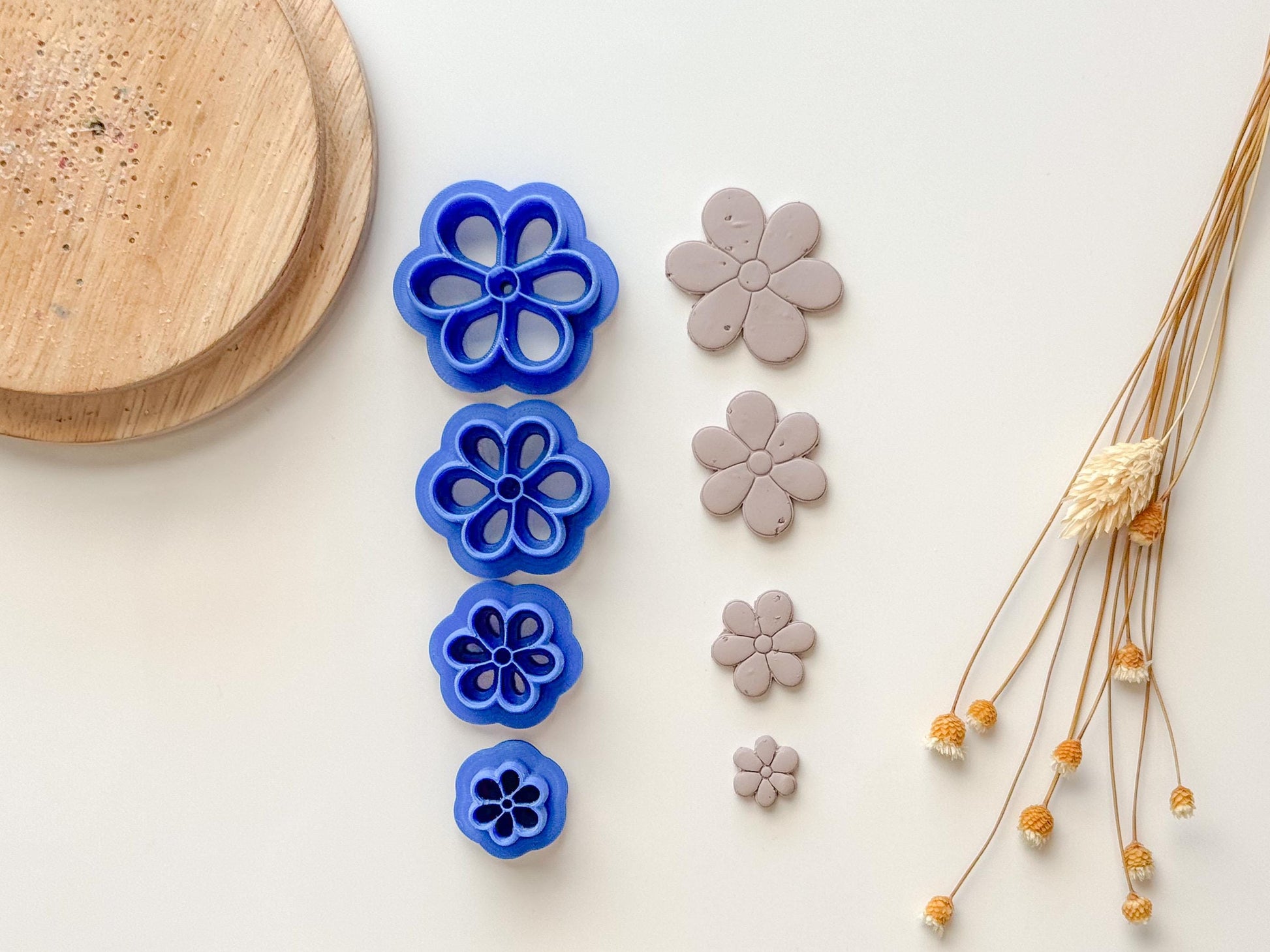 Spring Daisy Clay Cutter | Polymer Clay Cutter | Four Size Options | Spring Cutters | Summer Cutters | Floral Clay Cutter