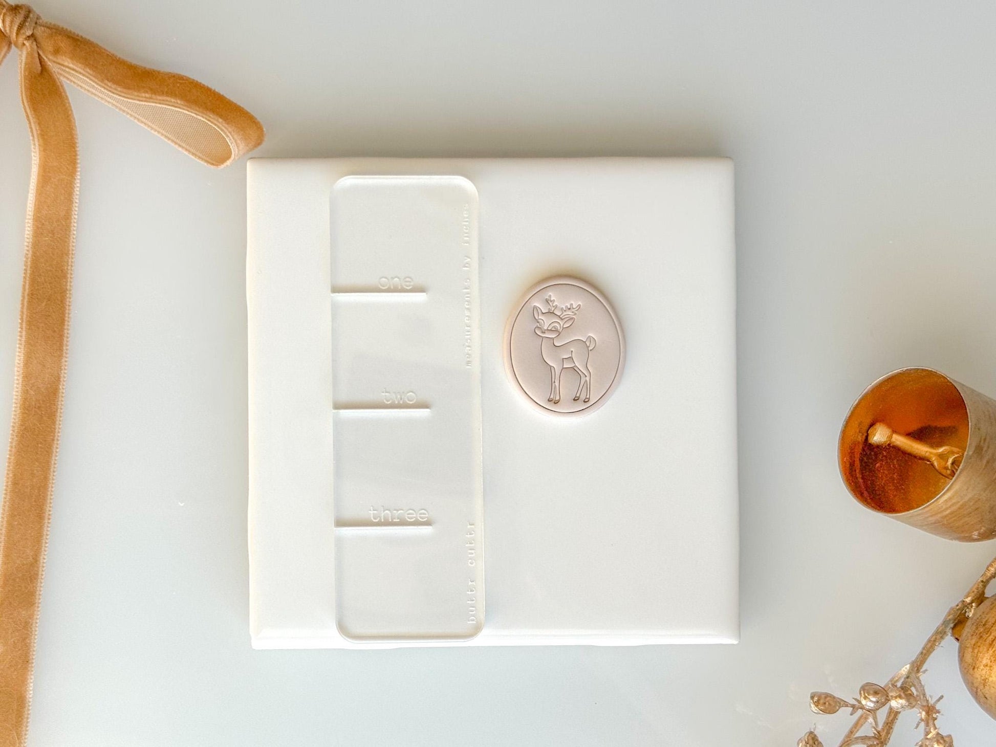 Reindeer Oval Frame Clay Cutter | Christmas Polymer Clay Earring Cutter | Single & Mirrored Option